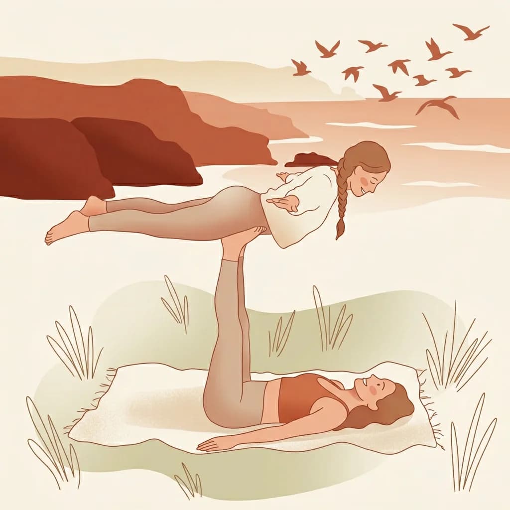 Acroyoga : un porté entre partenaires